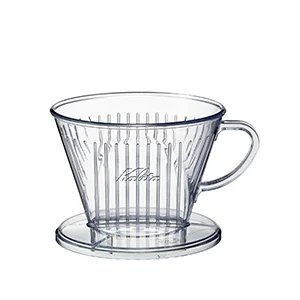 Kalita 102-D 2〜4人用の透明な樹脂製ドリッパー